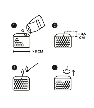 Scentchips kaarsenzand 500gr wit - afbeelding 5