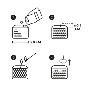 Scentchips kaarsenzand 500gr zwart - afbeelding 4