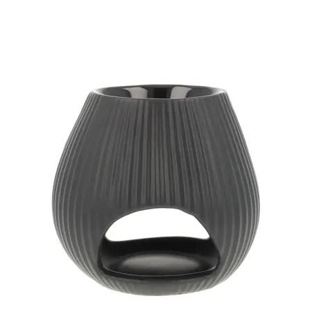 Scentchips Oval Low Zwart waxbrander geurbrander