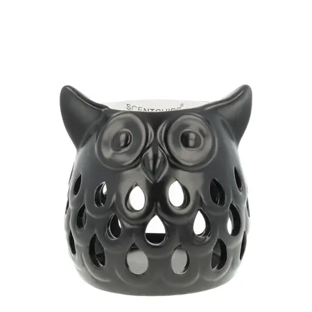 Scentchips Uil Cut Out Mat Zwart waxbrander geurbrander