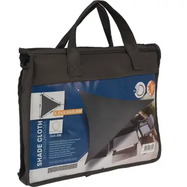 Schaduwdoek driehoek Grijs 360x360x360CM