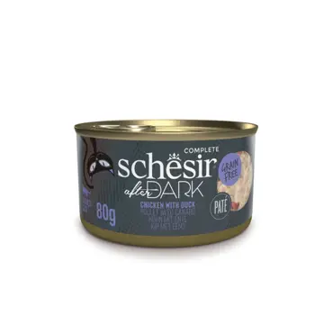 Schesir After dark kip en eend paté bouillon 80g