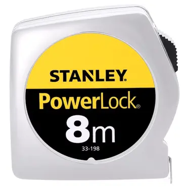 Stanley Rolbandmaat powerlock 8m 25mm