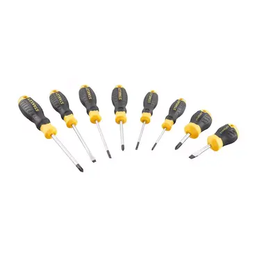 Stanley Schroevendraaiset cushiongrip 8 delig