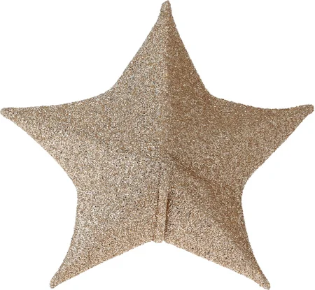Ster 50cm 30LED stof goud - afbeelding 3