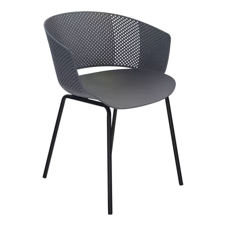 Stoel lille grijs