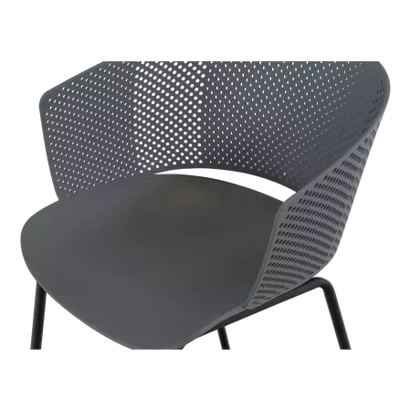 Stoel lille grijs