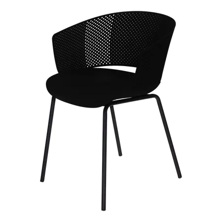 Stoel lille zwart voor