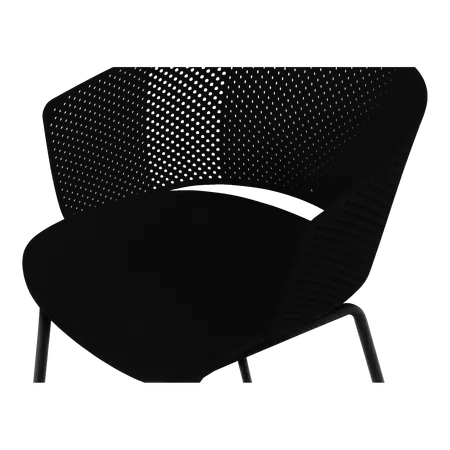 Stoel lille zwart detail
