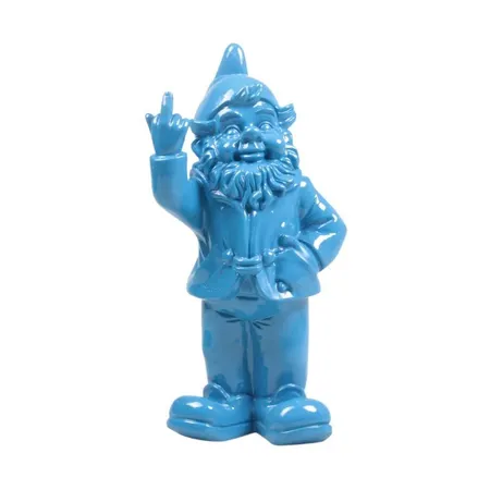 Stoobz kabouter f*ck you 20 cm blauw - afbeelding 1