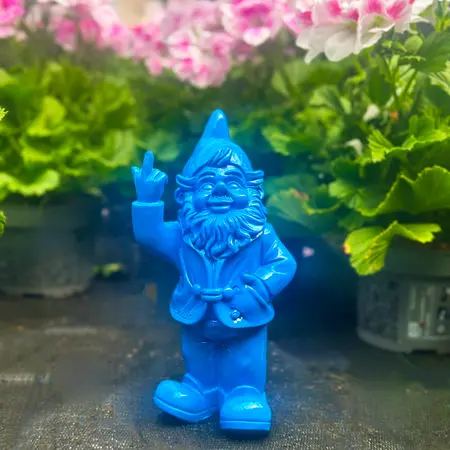 Stoobz kabouter f*ck you 20 cm blauw - afbeelding 2