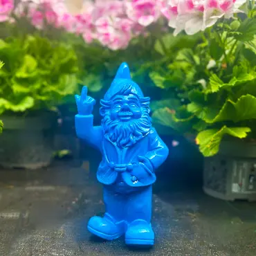 Stoobz kabouter f*ck you 20 cm blauw - afbeelding 2