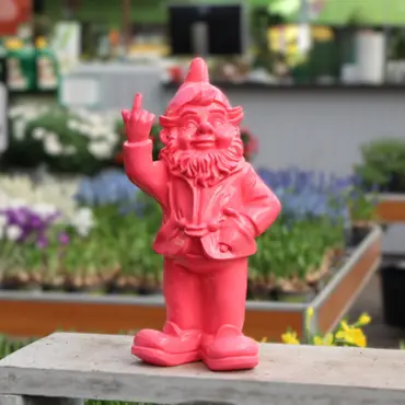 Stoobz kabouter f*ck you fuchsia 32cm - afbeelding 2