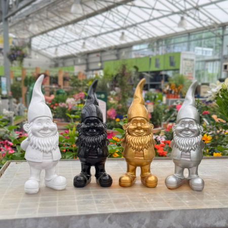 Stoobz kabouter Z/W/Z/G 23cm - afbeelding 2