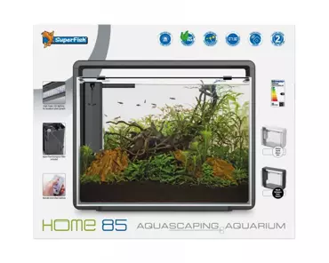 Superfish Home 85 aquarium zwart