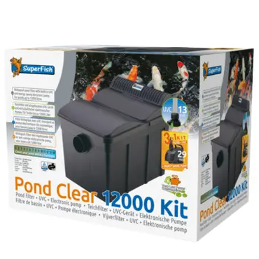 Superfish Pondclear kit12000 -uvc13w- pomp 5000l