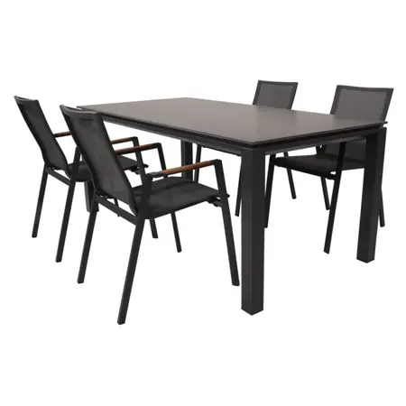 Tafel monaco negro l180b90cm - afbeelding 3