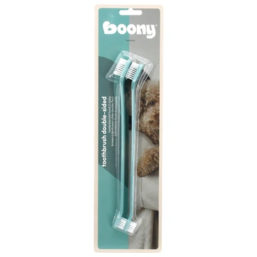 Tandenborstel hond 2-zijdig 2st