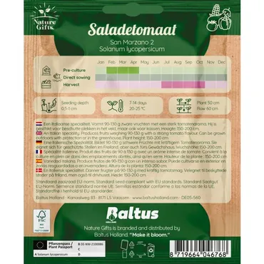 Tomaat san marzano 2 20st - afbeelding 2