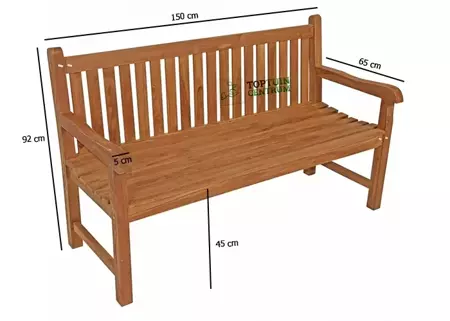 Tuinbank Teak Hout 150cm