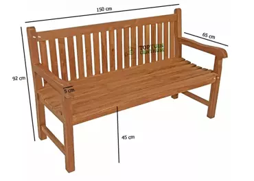 Tuinbank Teak Hout 150cm
