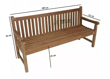 Tuinbank Teak Hout 180cm
