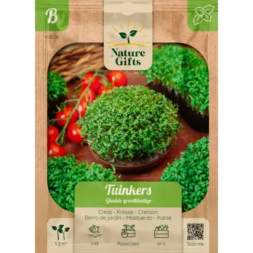 Tuinkers gladde grootbladige per 1-2 m2 - afbeelding 1