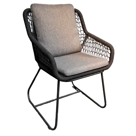 Tuinstoel Portofino touw - Zwart - afbeelding 1