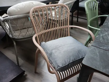 Unique Living Boxkussen Bliss outdoor 42x42x5cm dark grey - afbeelding 2