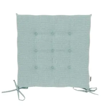Unique Living Stoelkussen Bliss outdoor 40x40x3cm aqua blue