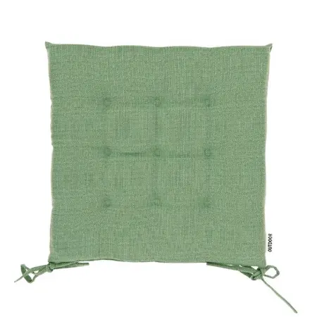 Unique Living Stoelkussen Bliss outdoor 40x40x3cm forest green - afbeelding 1