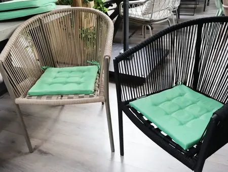 Unique Living Stoelkussen Bliss outdoor 40x40x3cm forest green - afbeelding 2