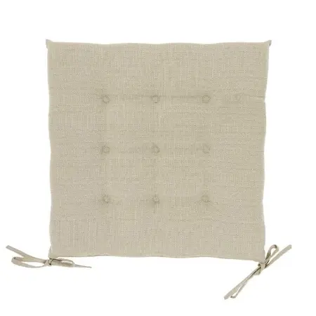 Unique Living Stoelkussen Bliss outdoor 40x40x3cm sand - afbeelding 1