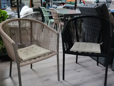 Unique Living Stoelkussen Bliss outdoor 40x40x3cm tea green - afbeelding 2