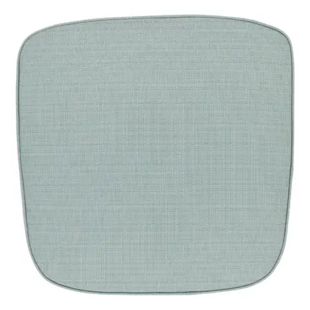 Unique Living Wicker tuinkussen Bliss outdoor 46x47x4cm aqua blue - afbeelding 1