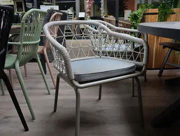 Unique Living Wicker tuinkussen Bliss outdoor 46x47x4cm Dark grey - afbeelding 2