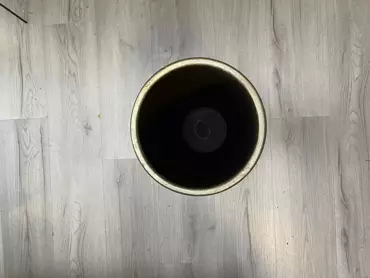 Vaas mira d26h50cm industrieel goud - afbeelding 3