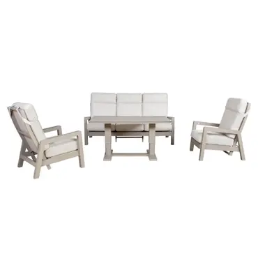 Valerio Loungeset Taupe - afbeelding 1
