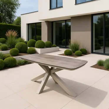 Valerio Tafel 220 x 100 cm Taupe PRE-ORDER - afbeelding 5