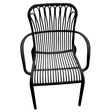 Vita Madrid stapelstoel Zwart