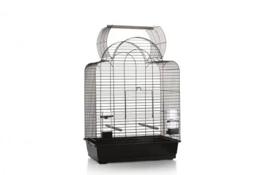 Vogelkooi open mtl 54x34x74cm zwart