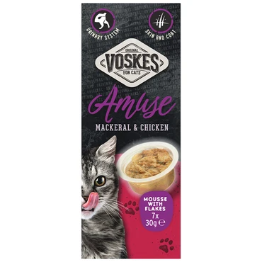 Voskes Amuse mousse makreel&kip 7x30g