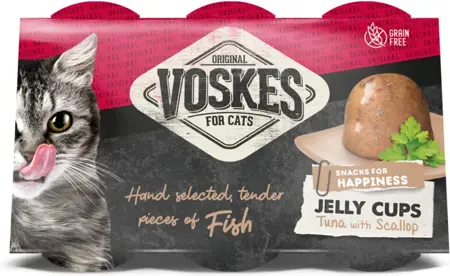 Voskes Delicatesse gelei tonijn/Sint-Jacobsschelp 150g
