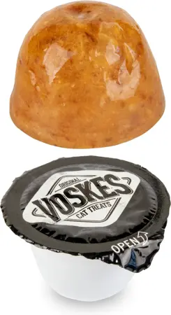 Voskes Delicatesse kat gelei tonijn/garnalen 150g detail