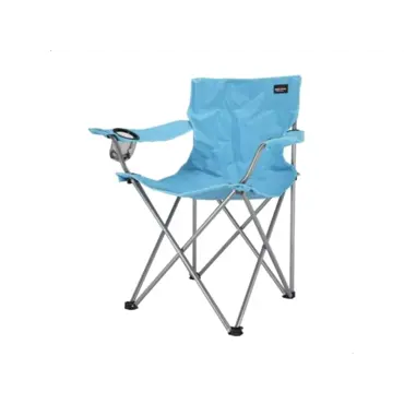 Vouwstoel metaal licht blauw