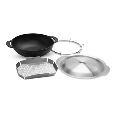 Weber Crafted-wok en stomer - afbeelding 1