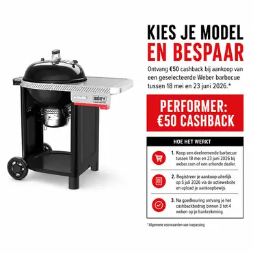 Weber Houtskool barbecue performer 57cm - afbeelding 1
