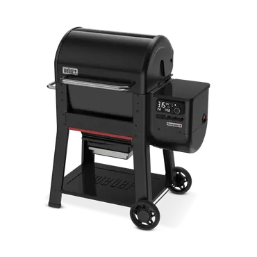 Weber houtskool barbecue searwood 600 24 pallet smoker zwart