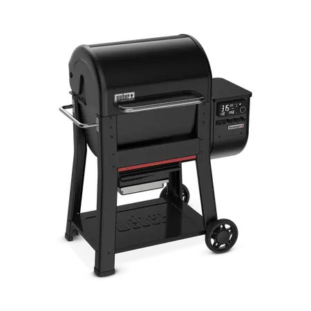 Weber houtskool barbecue searwood 600 24 pallet smoker zwart