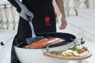 Weber Premium Visspatel - Roestvrij staal zwart - afbeelding 3